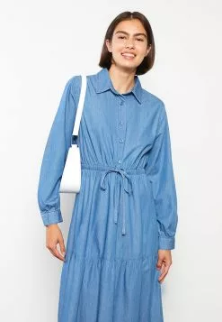 LC WAIKIKI Shirt Collar Straight Long Sleeve Women Jean Dress 10 LC WAIKIKI Shirt Collar Straight Long Sleeve Women Jean Dress -LC WAIKIKI popular shop lc waikiki 7711 1653036 3