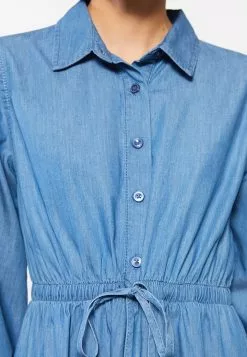 LC WAIKIKI Shirt Collar Straight Long Sleeve Women Jean Dress 11 LC WAIKIKI Shirt Collar Straight Long Sleeve Women Jean Dress -LC WAIKIKI popular shop lc waikiki 7711 1653036 4