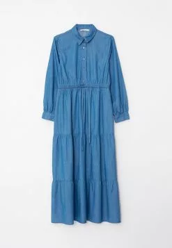 LC WAIKIKI Shirt Collar Straight Long Sleeve Women Jean Dress 13 LC WAIKIKI Shirt Collar Straight Long Sleeve Women Jean Dress -LC WAIKIKI popular shop lc waikiki 7712 1653036 6