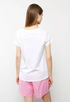 LC WAIKIKI Crew Neck Printed Short Sleeve Cotton Women's Pajamas Set -LC WAIKIKI popular shop lc waikiki 7722 6143036 5