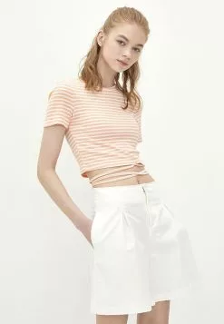 LC WAIKIKI Crew Neck Striped Short Sleeve Women's T-Shirt