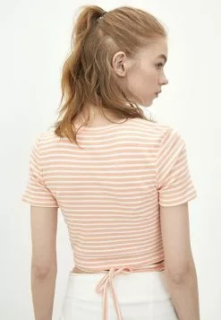 LC WAIKIKI Crew Neck Striped Short Sleeve Women's T-Shirt 12 LC WAIKIKI Crew Neck Striped Short Sleeve Women's T-Shirt -LC WAIKIKI popular shop lc waikiki 7766 4945226 5