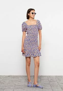 LC WAIKIKI Square Neck Floral Short Sleeve Viscose Women's Dress 10 LC WAIKIKI Square Neck Floral Short Sleeve Viscose Women's Dress -LC WAIKIKI popular shop lc waikiki 7790 4787626 3