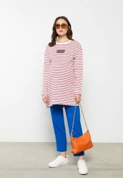 LC WAIKIKI Crew Neck Mickey Mouse Printed Long Sleeve Cotton Maternity Tunic -LC WAIKIKI popular shop lc waikiki 7795 8135226 4