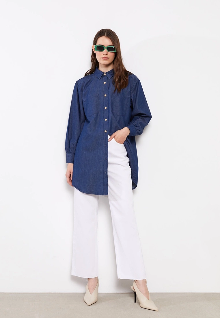 LC WAIKIKI Standard Fit Straight Women's Jean Trousers 3 LC WAIKIKI Standard Fit Straight Women's Jean Trousers