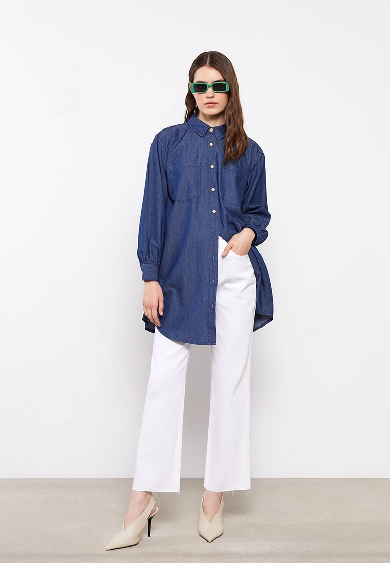 LC WAIKIKI Standard Fit Straight Women's Jean Trousers 4 LC WAIKIKI Standard Fit Straight Women's Jean Trousers - Image 2