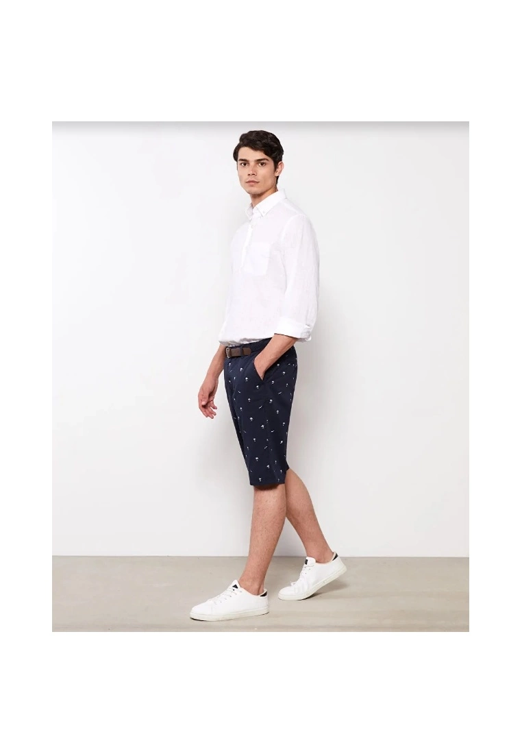 LC WAIKIKI Men's Standard Molded Belt Shorts 8 LC WAIKIKI Men's Standard Molded Belt Shorts - Image 6