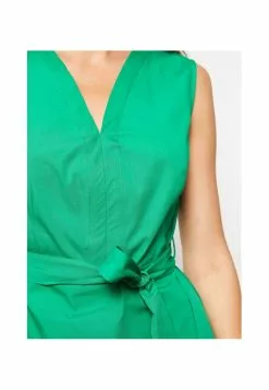 LC WAIKIKI V Neck Straight Sleeveless Poplin Women Dress -LC WAIKIKI popular shop lc waikiki 7817 5720236 3