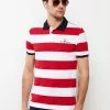 LC WAIKIKI Polo Neck Short Sleeve Striped Men's T-Shirt