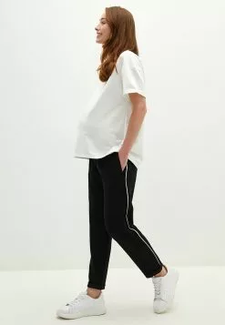 LC WAIKIKI Belly Paneled Ribbon Detailed Pregnant Jogger Trousers -LC WAIKIKI popular shop lc waikiki 7853 3720236 4