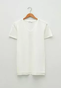 LC WAIKIKI V-Neck Straight Short Sleeve Cotton Women's T-Shirt -LC WAIKIKI popular shop lc waikiki 7929 2468046 6