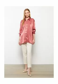 LC WAIKIKI Straight Long Sleeve Satin Shirt -LC WAIKIKI popular shop lc waikiki 7959 2629726 4