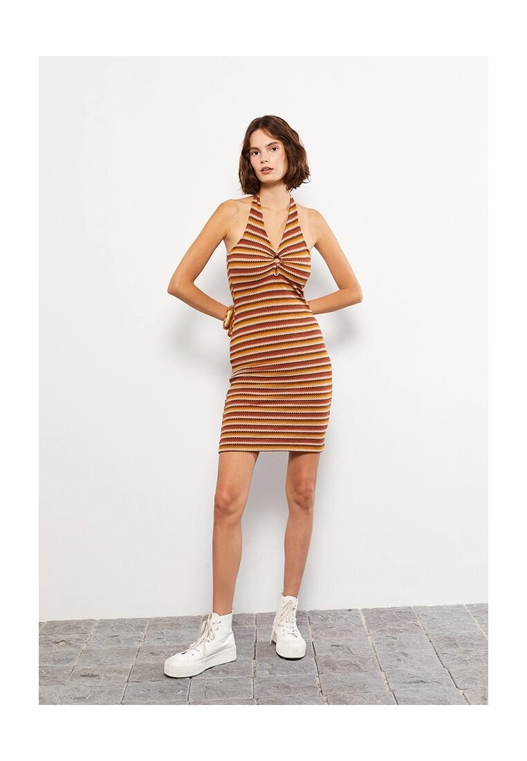 LC WAIKIKI Striped Sleeveless Women's Dress 6 LC WAIKIKI Striped Sleeveless Women's Dress - Image 4