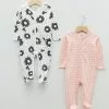 LC WAIKIKI V Neck Long Sleeve Cotton Baby Girl Jumpsuit 2 Pieces -LC WAIKIKI popular shop lc waikiki 8017 8097236 1