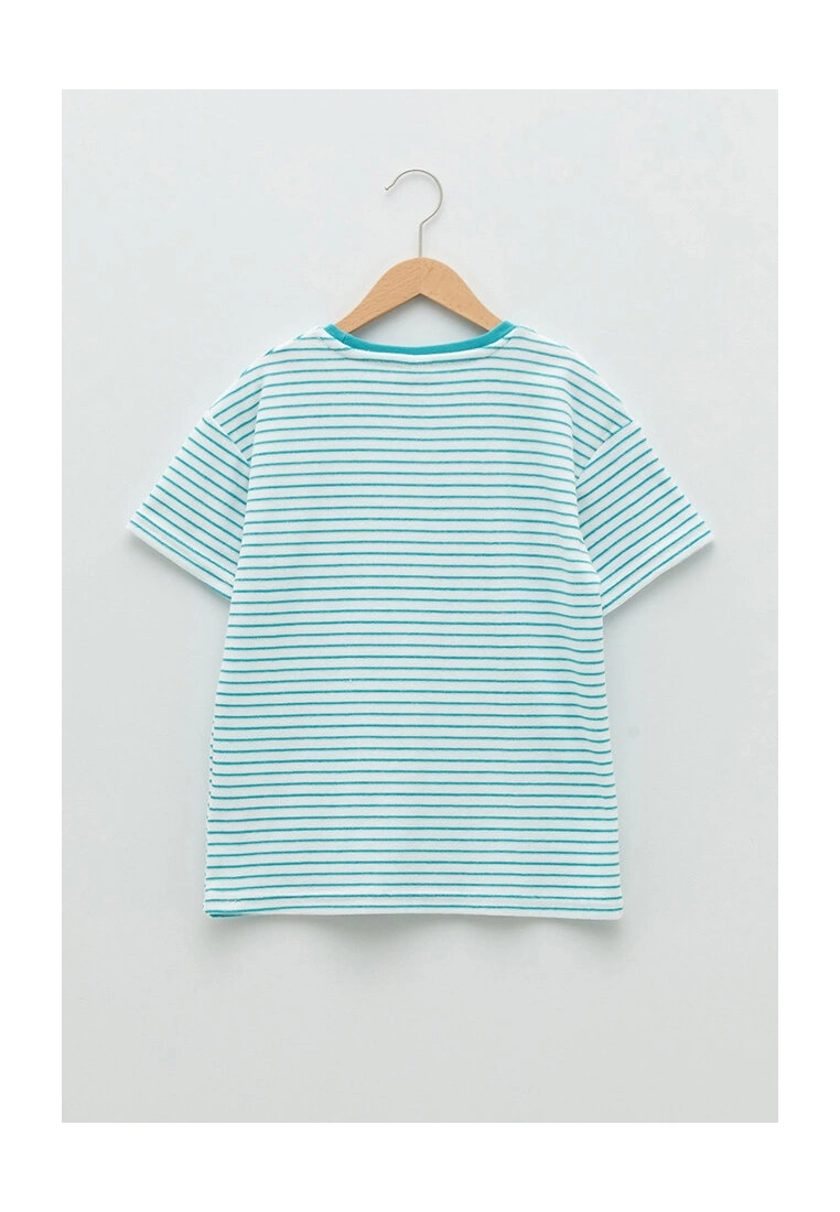 LC WAIKIKI Striped Short Sleeves Boys T-Shirt 4 LC WAIKIKI Striped Short Sleeves Boys T-Shirt - Image 2