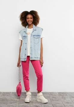 LC WAIKIKI Crew Neck Letter Printed Short Sleeve Cotton Women's T-Shirt