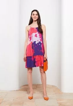 LC WAIKIKI Square Collar Patterned Strap Poplin Women's Dress -LC WAIKIKI popular shop lc waikiki 8090 8516526 3