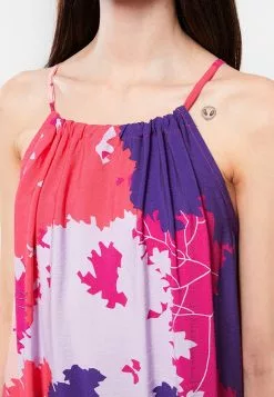 LC WAIKIKI Square Collar Patterned Strap Poplin Women's Dress -LC WAIKIKI popular shop lc waikiki 8090 8516526 4