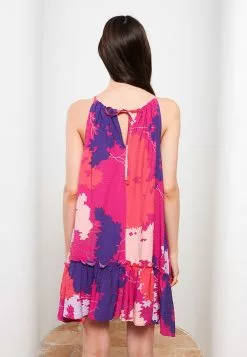 LC WAIKIKI Square Collar Patterned Strap Poplin Women's Dress -LC WAIKIKI popular shop lc waikiki 8090 8516526 5