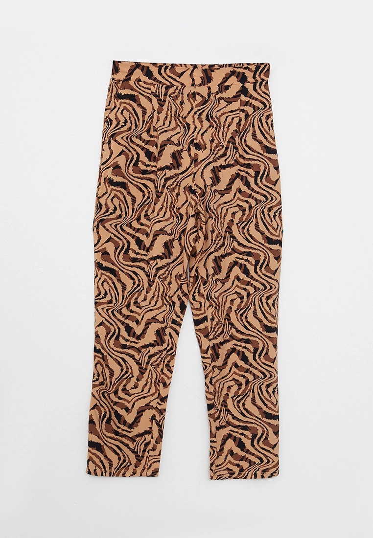 LC WAIKIKI Elastic Waist Comfortable Pattern Patterned Viscose Women's Trousers 8 LC WAIKIKI Elastic Waist Comfortable Pattern Patterned Viscose Women's Trousers - Image 6