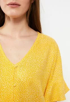 LC WAIKIKI V Neck Patterned Short Sleeve Viscose Women's Pajamas Set -LC WAIKIKI popular shop lc waikiki 8106 9585326 4