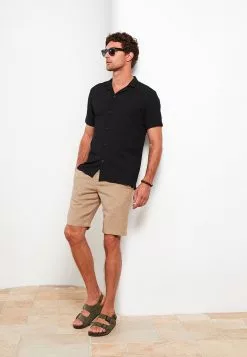 LC WAIKIKI Slim Fit Linen Men's Shorts -LC WAIKIKI popular shop lc waikiki 8125 9463036 2