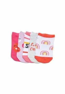 LC WAIKIKI Patterned Girl's Booties Socks 5 Pack