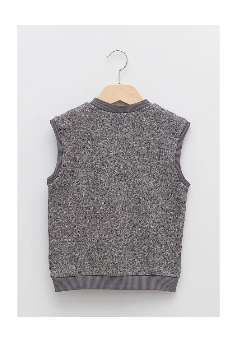 LC WAIKIKI Crew Neck Printed Zipper Vest 4 LC WAIKIKI Crew Neck Printed Zipper Vest - Image 2