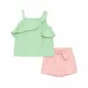 LC WAIKIKI Baby Girl Blouse And Shorts 2-Pack Set -LC WAIKIKI popular shop lc waikiki 8151 1698726 1