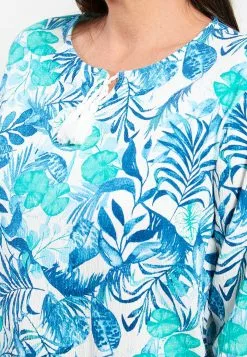 LC WAIKIKI Tie Collar Floral Long Sleeve Women's Blouse -LC WAIKIKI popular shop lc waikiki 8153 6563036 4