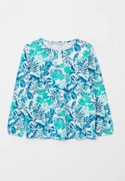 LC WAIKIKI Tie Collar Floral Long Sleeve Women's Blouse -LC WAIKIKI popular shop lc waikiki 8153 6563036 6