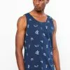 LC WAIKIKI Crew Neck Sleeveless Printed Combed Cotton Men's Athlete -LC WAIKIKI popular shop lc waikiki 8154 0673036 1