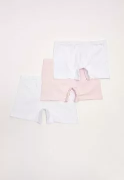 LC WAIKIKI Basic Cotton Girls' Boxer 3-Pack