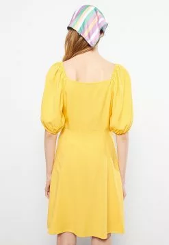 LC WAIKIKI Sweetheart Collar Straight Short Sleeve Women's Dress 12 LC WAIKIKI Sweetheart Collar Straight Short Sleeve Women's Dress -LC WAIKIKI popular shop lc waikiki 8166 6009426 5