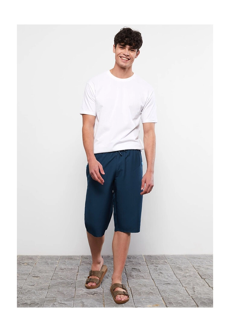 LC WAIKIKI Basic Men's Long Swim Shorts 7 LC WAIKIKI Basic Men's Long Swim Shorts - Image 5