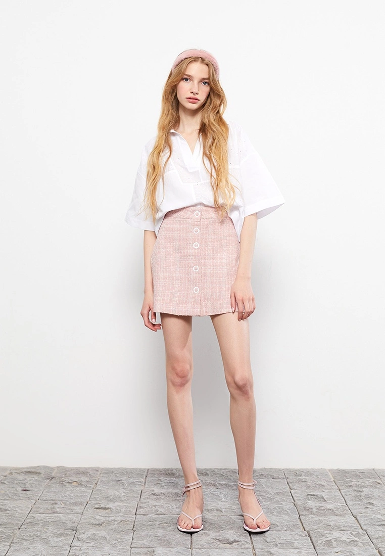 LC WAIKIKI Standard Fit Gabardine Women's Skirt 4 LC WAIKIKI Standard Fit Gabardine Women's Skirt - Image 2