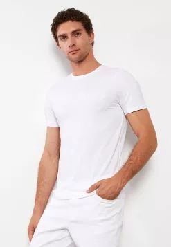 LC WAIKIKI Crew Neck Short Sleeve Printed Combed Cotton Men's T-Shirt