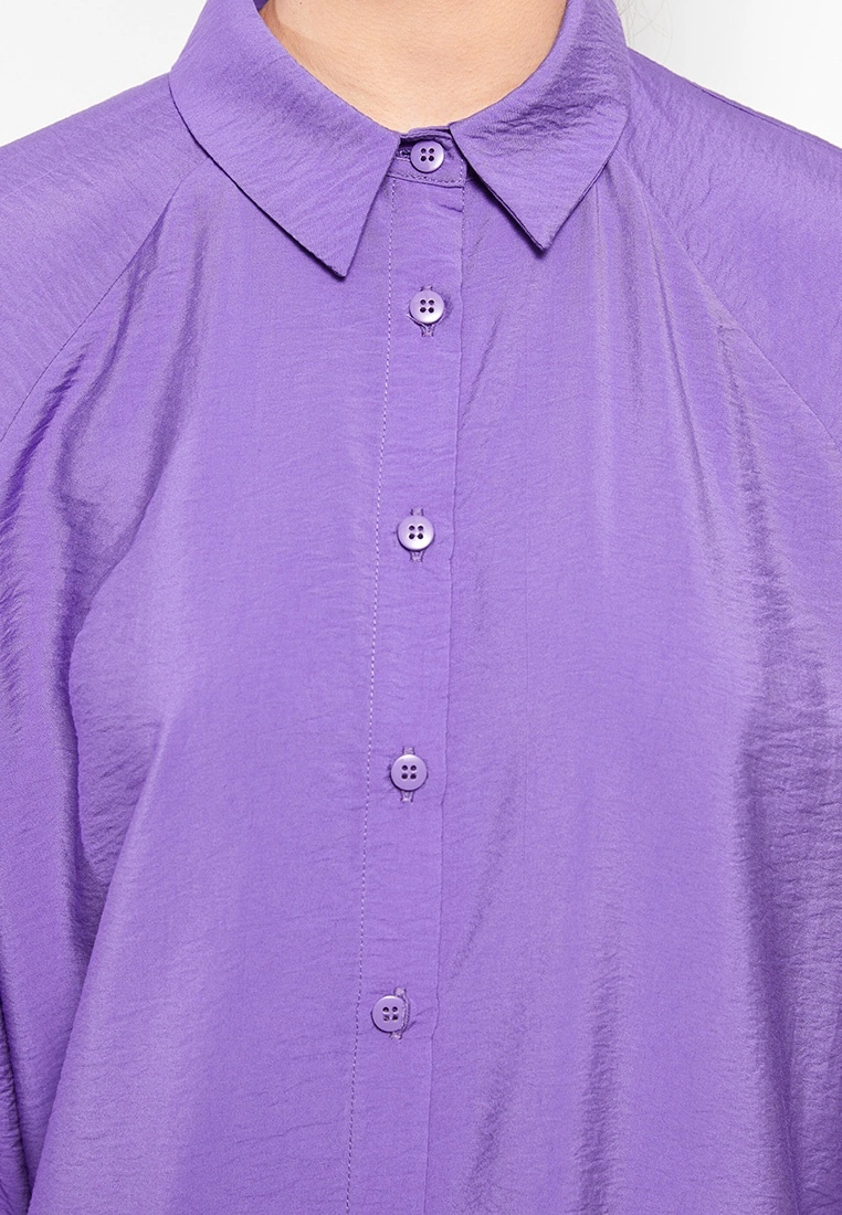 LC WAIKIKI Shirt Collar Straight Long Sleeve Women Dress 6 LC WAIKIKI Shirt Collar Straight Long Sleeve Women Dress - Image 4