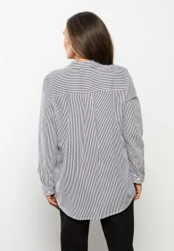 LC WAIKIKI Striped Shirt Collar Long Sleeve Cotton Women's Tunic -LC WAIKIKI popular shop lc waikiki 8189 9273036 5