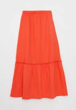 LC WAIKIKI Plain Poplin Women's Ruffle Skirt -LC WAIKIKI popular shop lc waikiki 8191 0573036 2