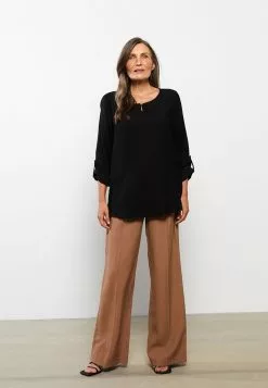 LC WAIKIKI Crew Neck Straight Long Sleeve Women Blouse -LC WAIKIKI popular shop lc waikiki 8205 5273036 2