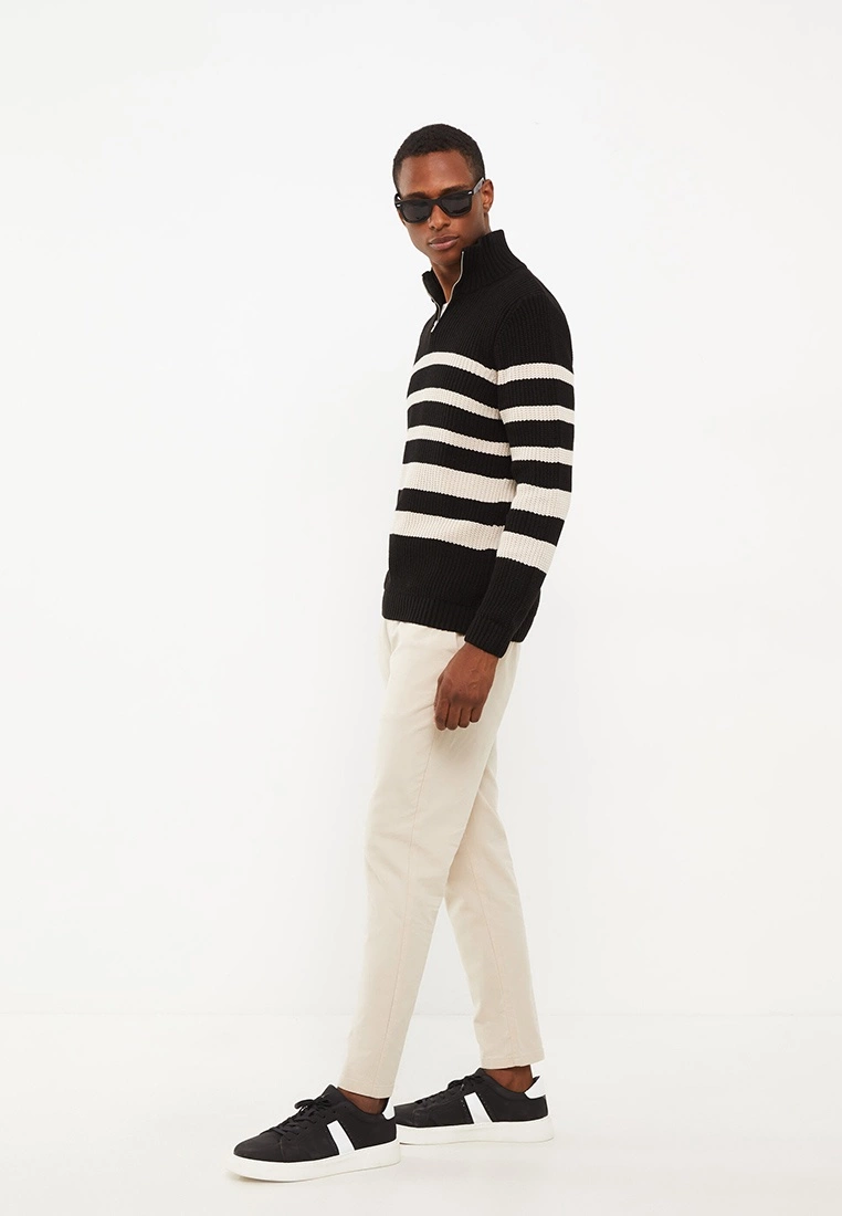 LC WAIKIKI Slim Fit Linen Look Men's Trousers 4 LC WAIKIKI Slim Fit Linen Look Men's Trousers - Image 2