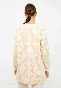 LC WAIKIKI Crew Neck Patterned Long Sleeve Women's Tunic -LC WAIKIKI popular shop lc waikiki 8222 6873036 4