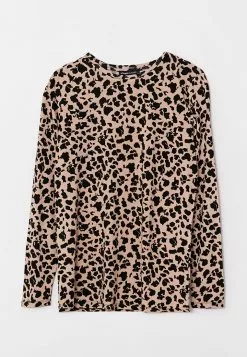 LC WAIKIKI Crew Neck Patterned Long Sleeve Women's T-Shirt -LC WAIKIKI popular shop lc waikiki 8231 8954036 6