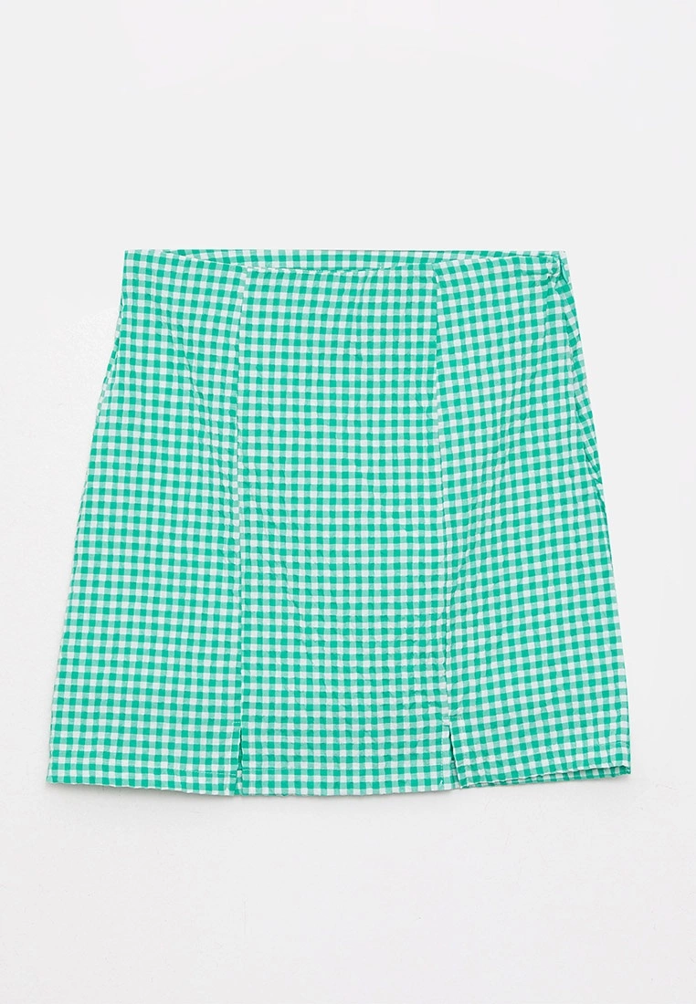 LC WAIKIKI Slim Fit Plaid Women Skirt 8 LC WAIKIKI Slim Fit Plaid Women Skirt - Image 6