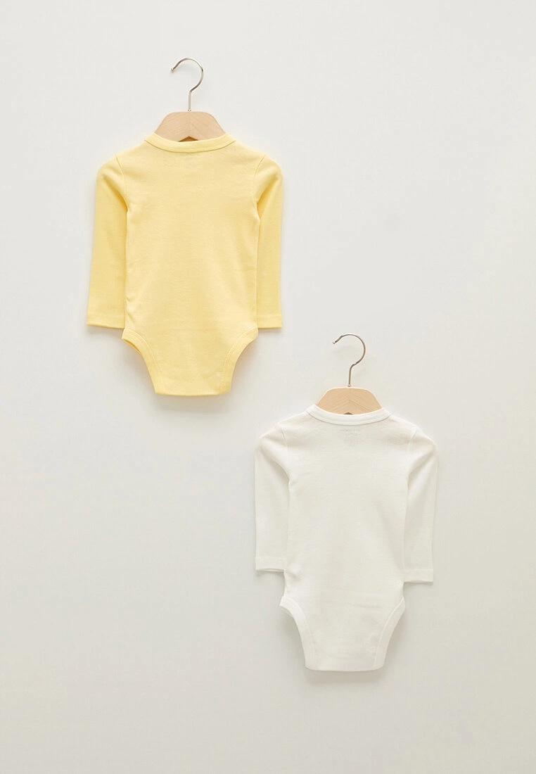 LC WAIKIKI Envelope Collar Long Sleeved Basic Unisex Baby Snaps Body 3 Pcs 5 LC WAIKIKI Envelope Collar Long Sleeved Basic Unisex Baby Snaps Body 3 Pcs - Image 3