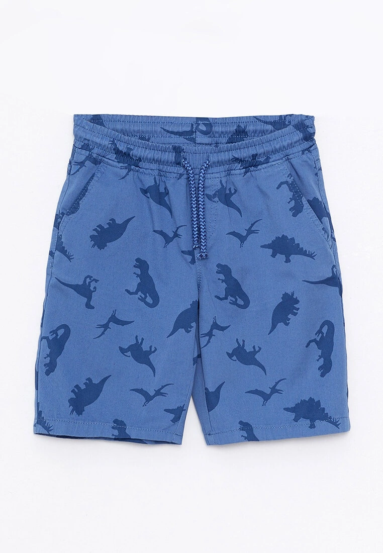 LC WAIKIKI Elastic Waist Patterned Gabardine Boy Shorts 3 LC WAIKIKI Elastic Waist Patterned Gabardine Boy Shorts