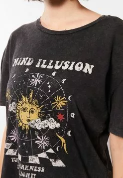 LC WAIKIKI Crew Neck Printed Short Sleeve Cotton Women's T-Shirt -LC WAIKIKI popular shop lc waikiki 8239 7954036 4