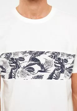 LC WAIKIKI Crew Neck Short Sleeve Patterned Combed Cotton Men's T-Shirt -LC WAIKIKI popular shop lc waikiki 8242 3754036 4