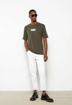 LC WAIKIKI Crew Neck Short Sleeve Printed Combed Cotton Men's T-Shirt -LC WAIKIKI popular shop lc waikiki 8250 2083036 3